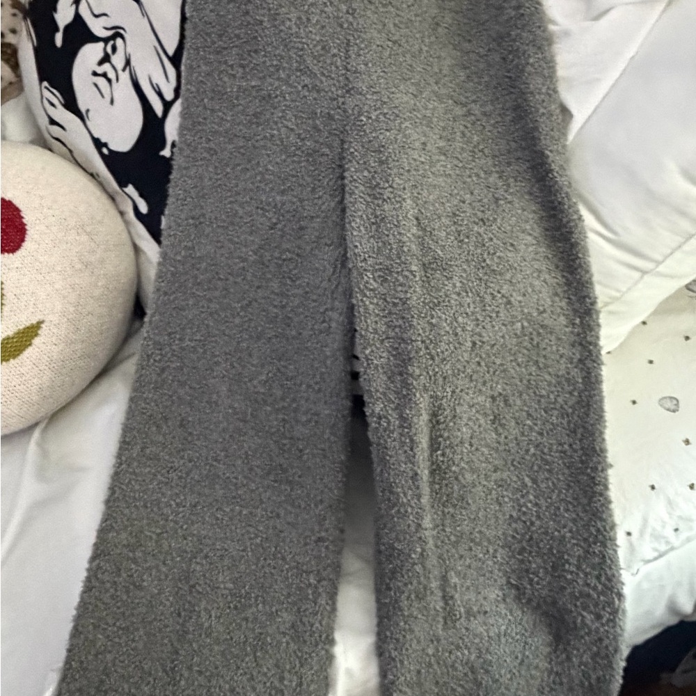 SKIMS Gray Wide Leg Pants